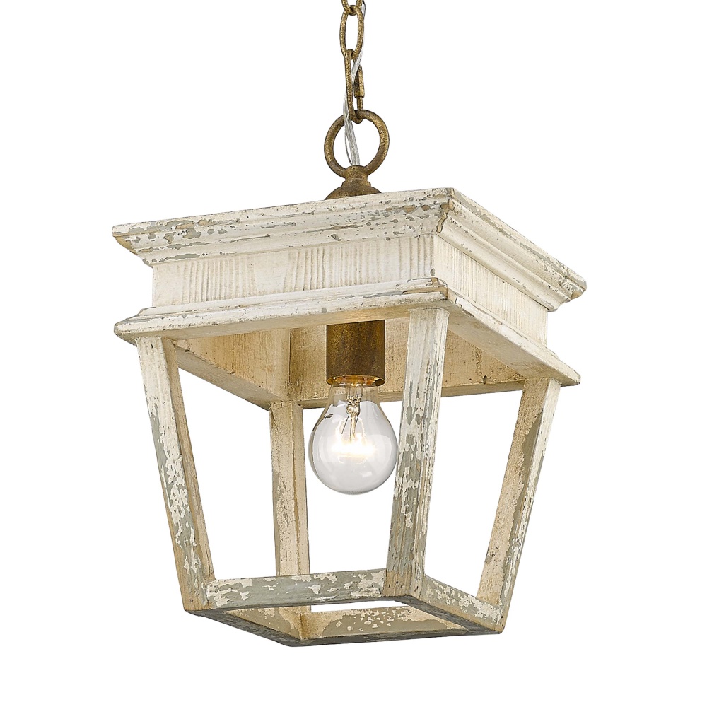 Golden Lighting Haiden 1-light Pendant in Burnished Chestnut