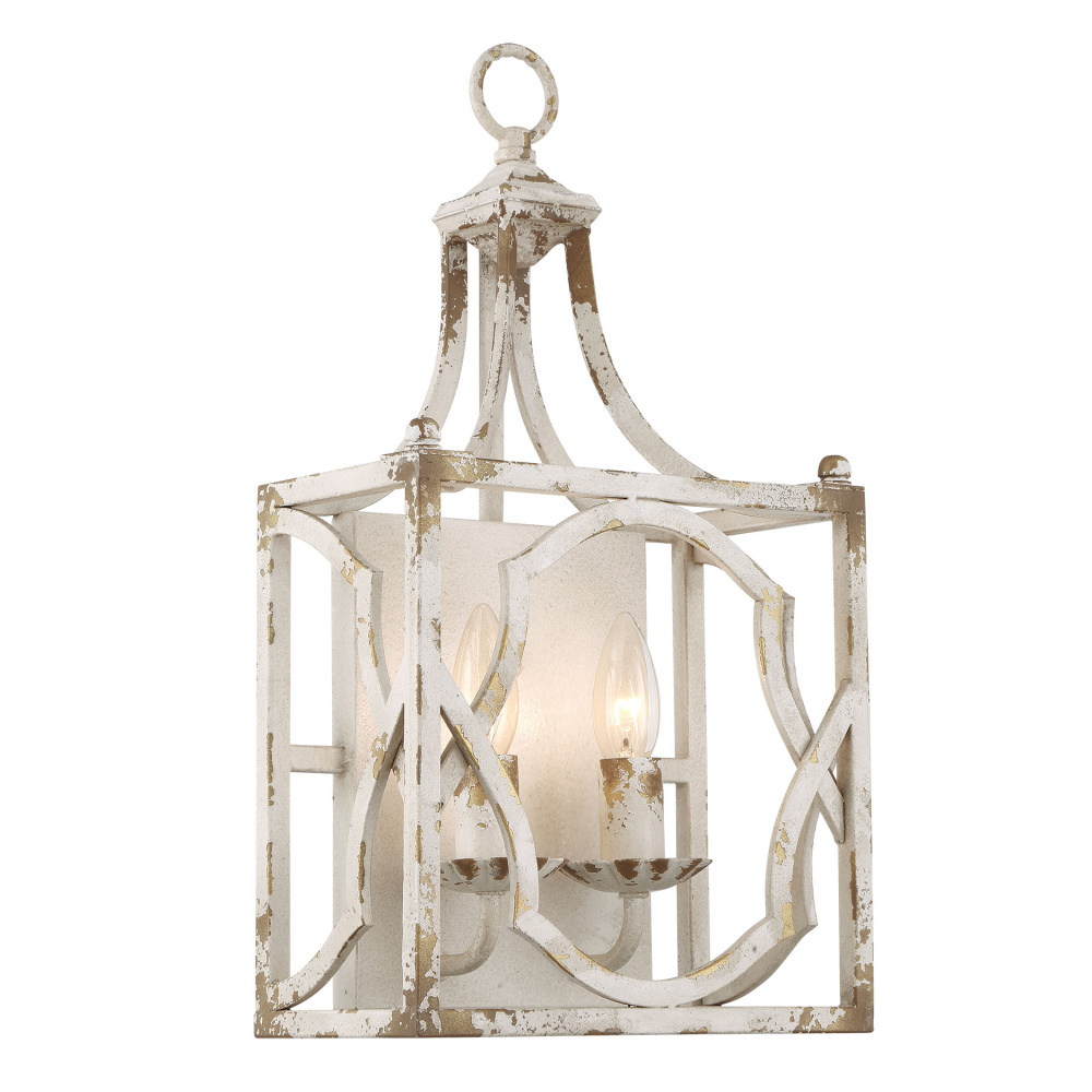 Wry Lighting Laurent 2-light Wall Sconce in Antique Ivory