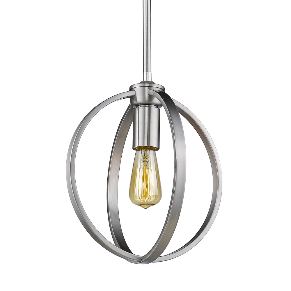 Golden Lighting Colson 1-light Pendant in Pewter
