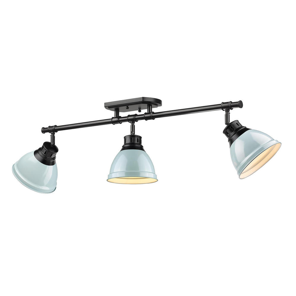 Shepard Large Pendant in Modern Brass with Matte Black