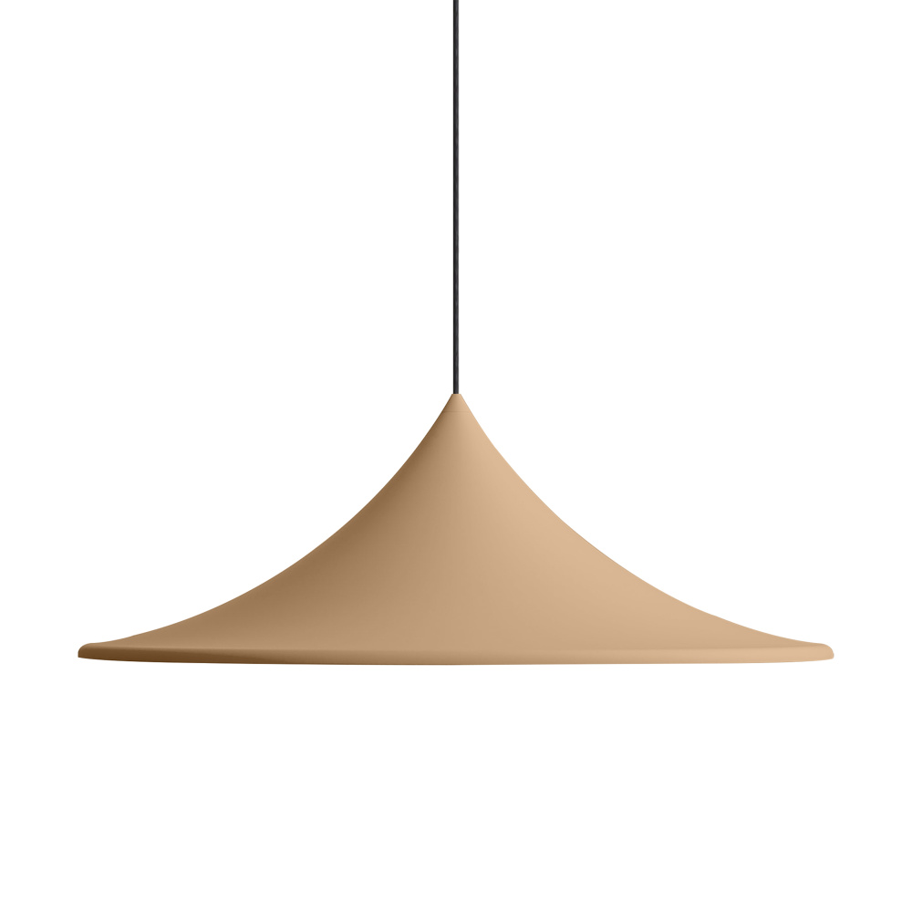 Golden Lighting Vistara 1-light 28in Pendant in Latte