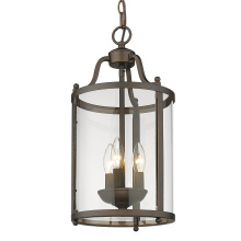 Golden 1157-3P RBZ - Golden Lighting Payton 3-light Pendant in Rubbed Bronze