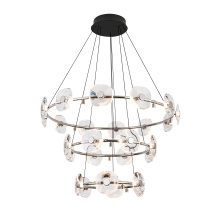 Golden 5028-12-8-6 CH - Ziva by Golden Lighting Celestia 26-light Integrated LED Chandelier in Chrome