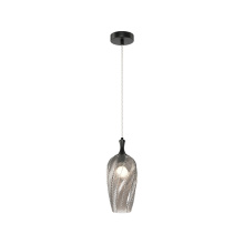 Matteo Lighting C30901MBSM - Eesha Matte Black Pendant