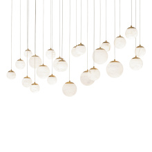 Modern Forms US Online PD-34423L-AB - Pisces Multilight Pendant Light