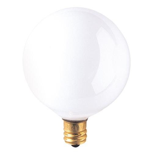 25W G16 GLOBE WHITE E12 120V