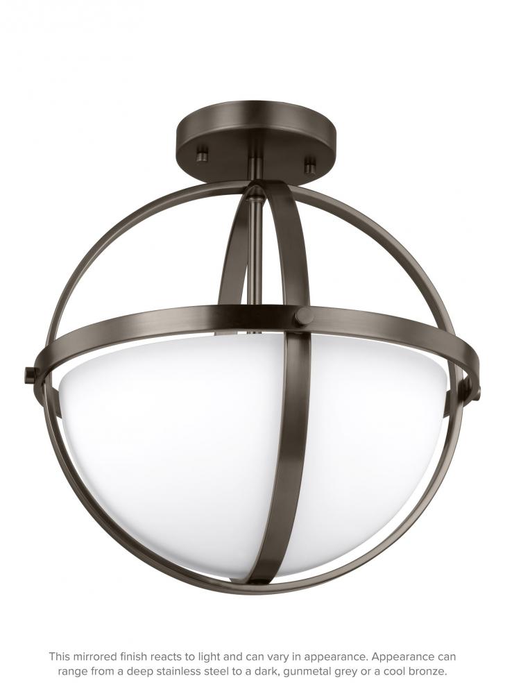 Alturas Two Light Semi-Flush Convertible Pendant