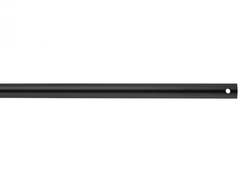 24" Downrod in Matte Black