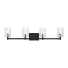 Generation Lighting GLV1034EN/MBK - Parker Four Light Wall / Bath