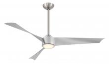 Minka-Aire F774L-BN/SL - PIKE - 56" LED CEILING FAN