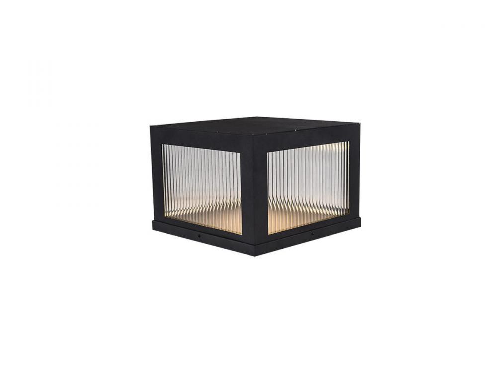 Avenue Outdoor Black Pillar Sconce