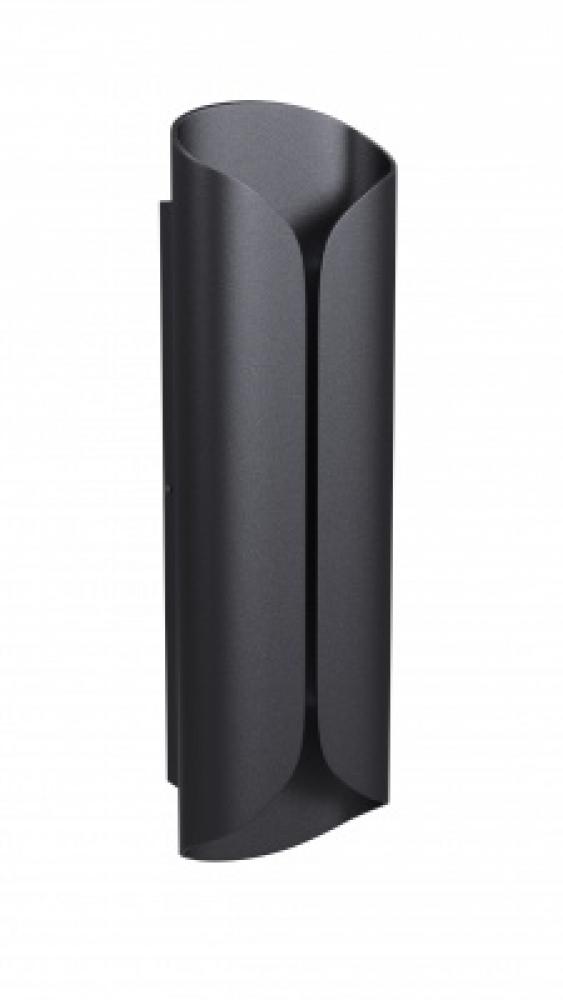 Avenue Outdoor 20" Sconce in Black with Curved Frame