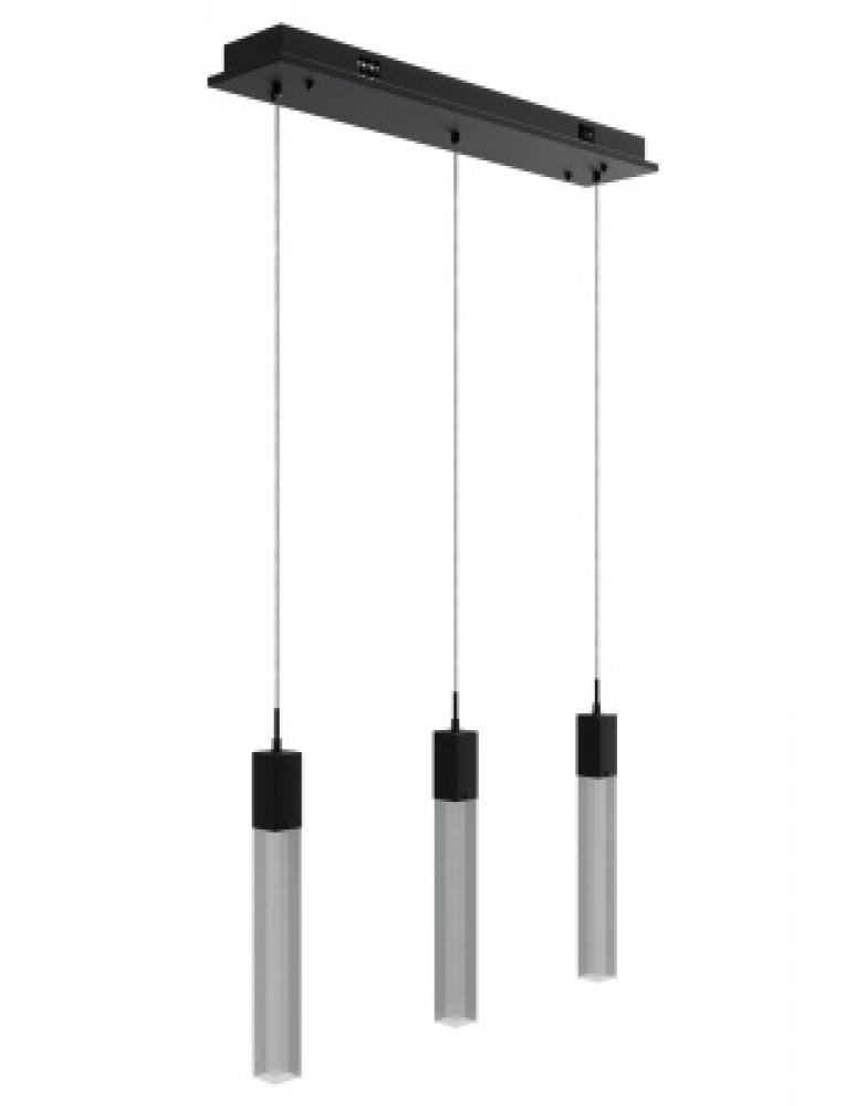 The Original Glacier Snow Collection 3 Light Acyrlic Multi Port Pendant