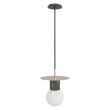 Avenue Lighting HF1951-BB-BK - Newport Collection 1 Light Pendant