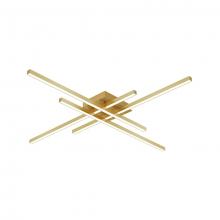 Kuzco Lighting Inc FM18232-BG - Vega Minor 32-in Brushed Gold LED Flush Mount