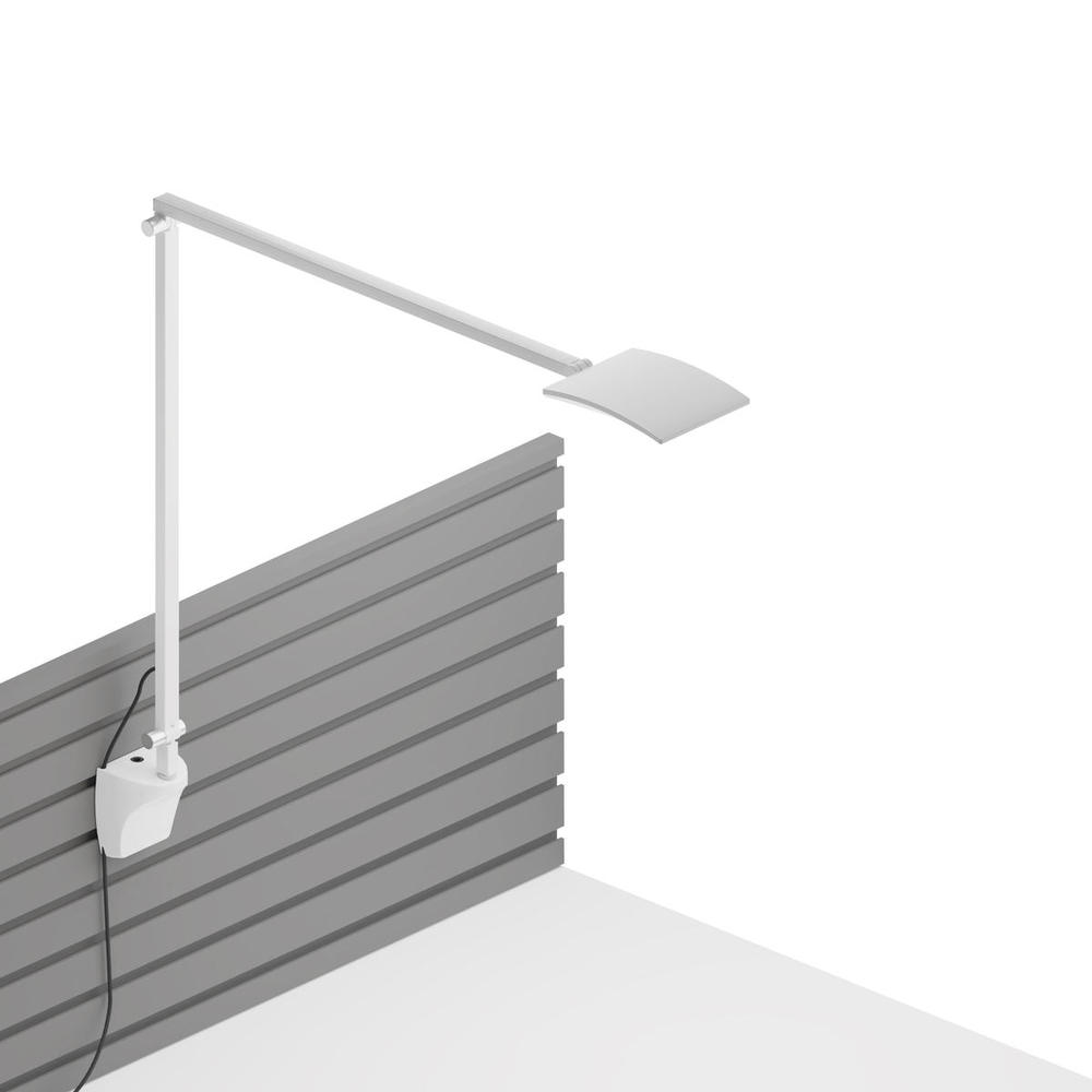 Mosso Pro Desk Lamp with slatwall mount (White)