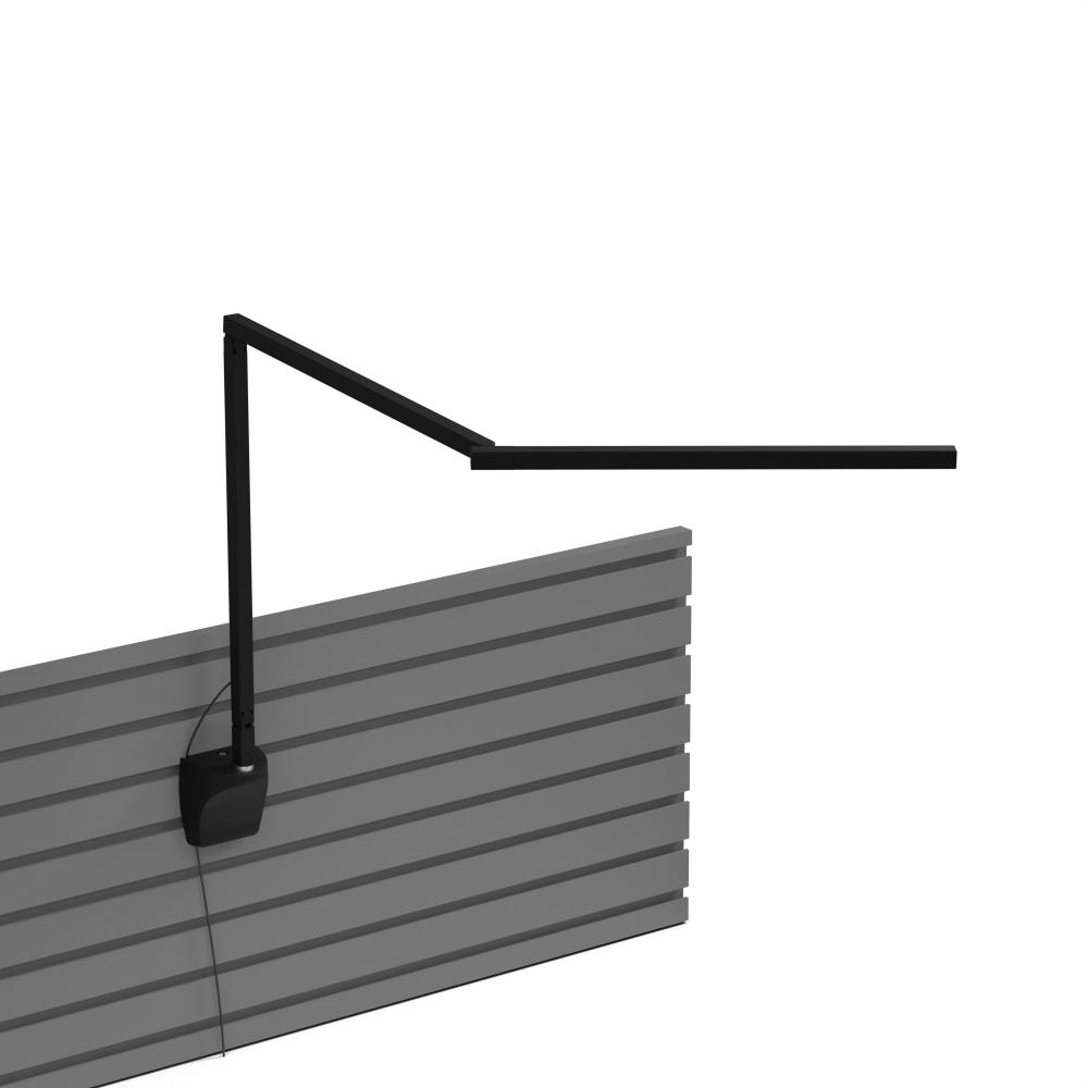 Z-Bar Mini Desk Lamp Gen 4 (Warm Light; Matte Black) with Slatwall Mount