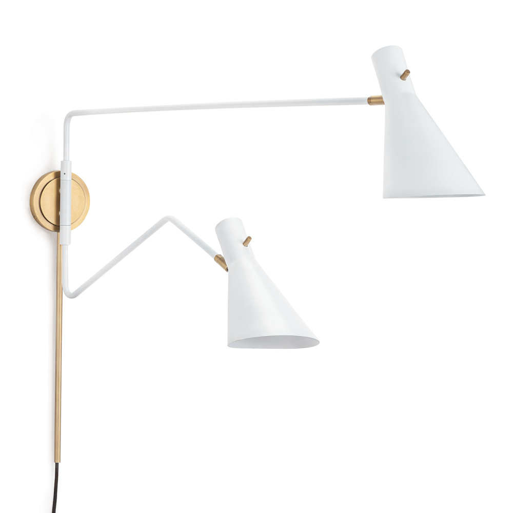 Regina Andrew Spyder Sconce (White)