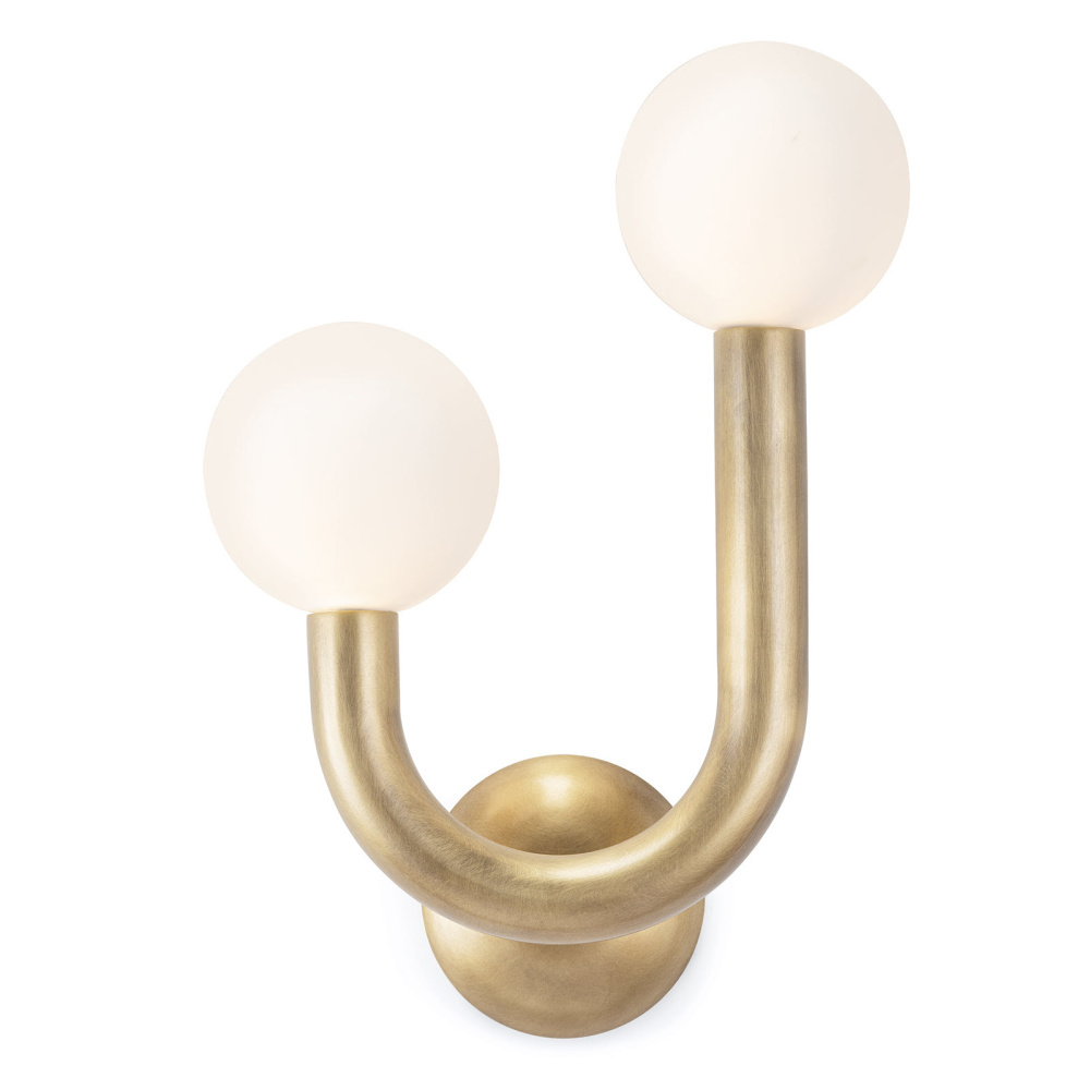 Regina Andrew Happy Sconce Left Side (Natural Brass)