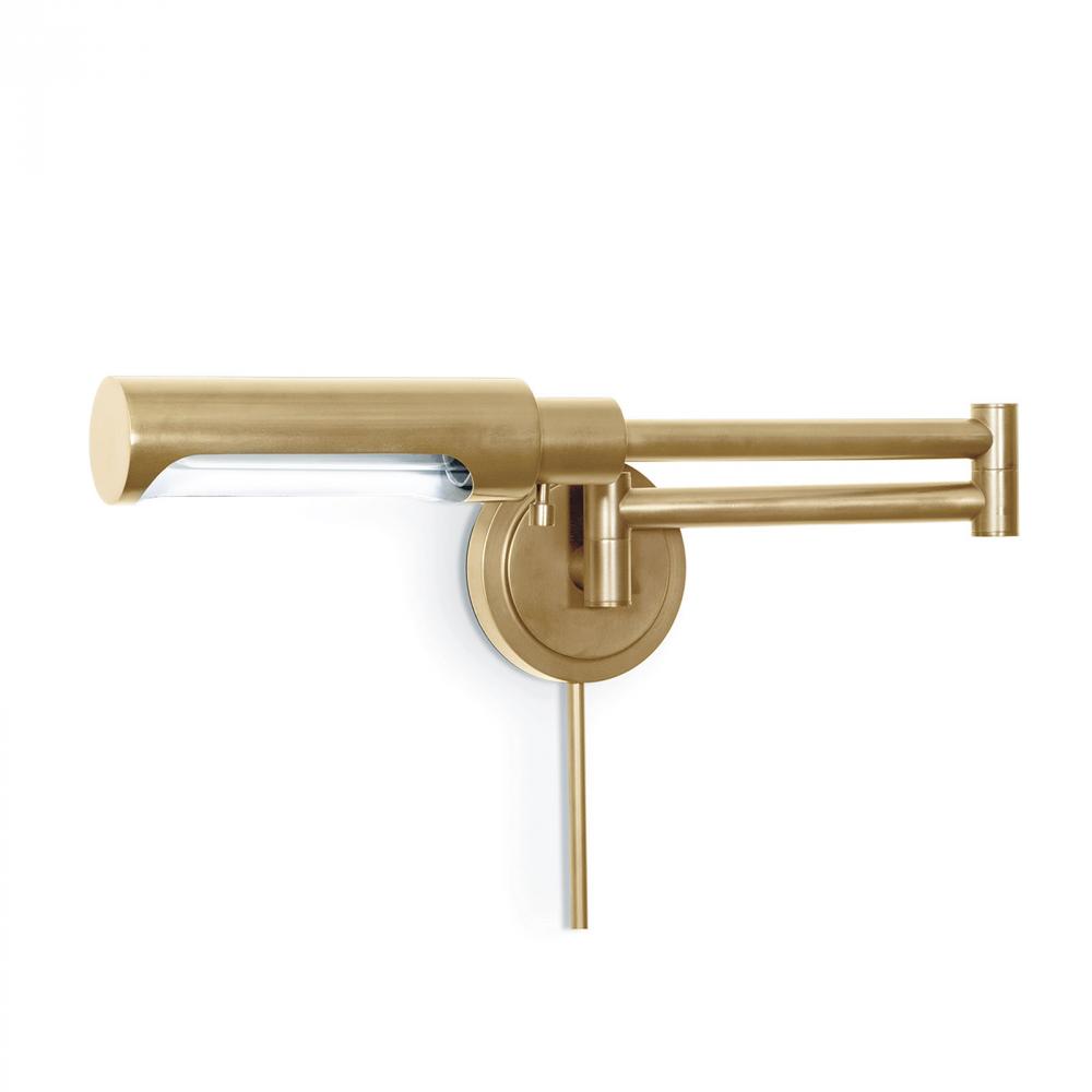 Regina Andrew Noble Swing Arm Task Sconce (Natural Brass)
