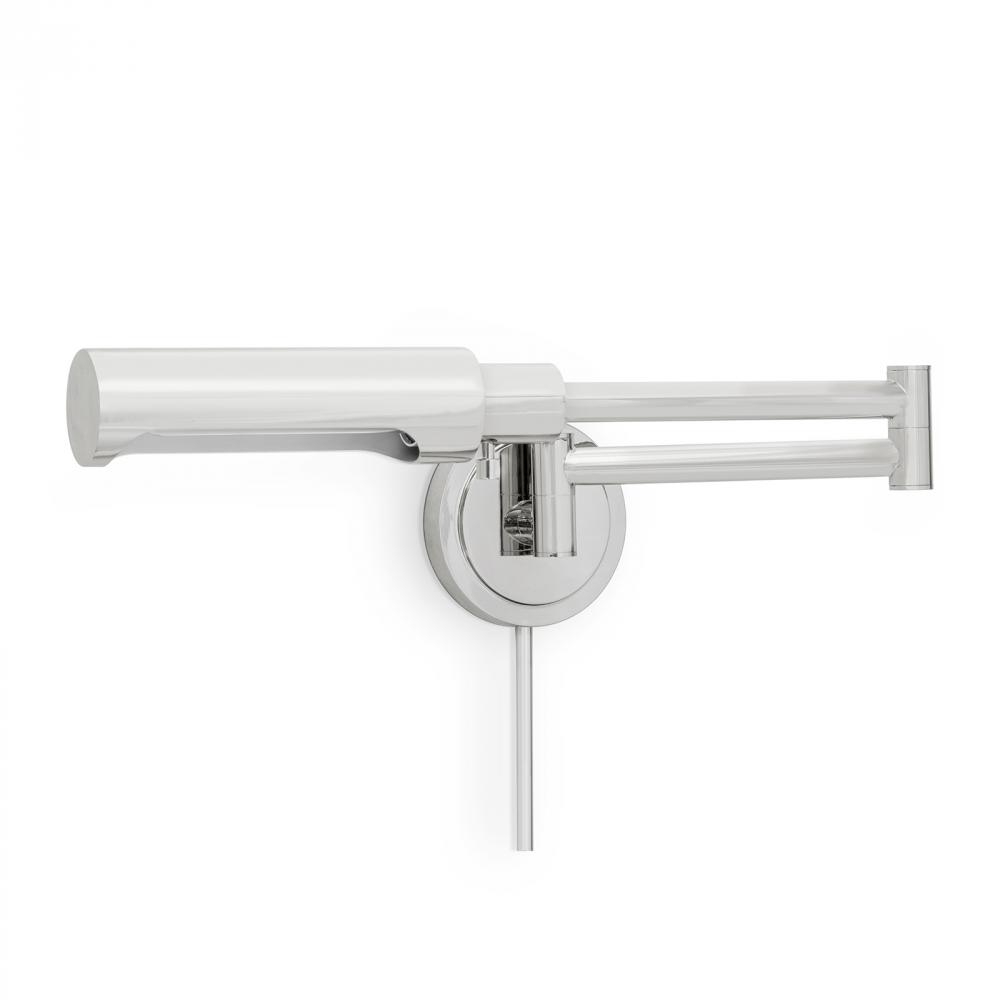 Regina Andrew Noble Swing Arm Task Sconce (Polished Nickel)