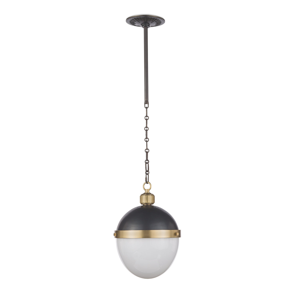 Regina Andrew Otis Pendant Medium (Blackened Brass and Natural Brass)