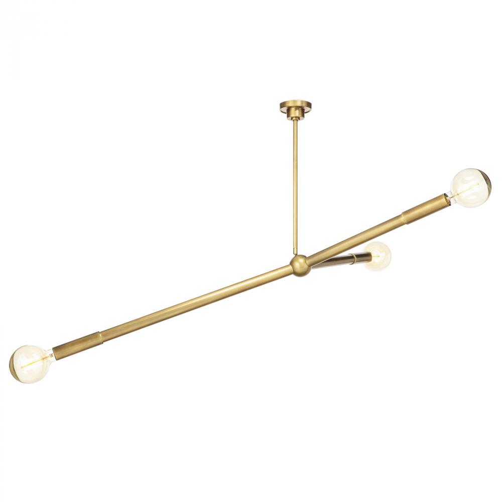 Regina Andrew Talon Chandelier (Natural Brass)