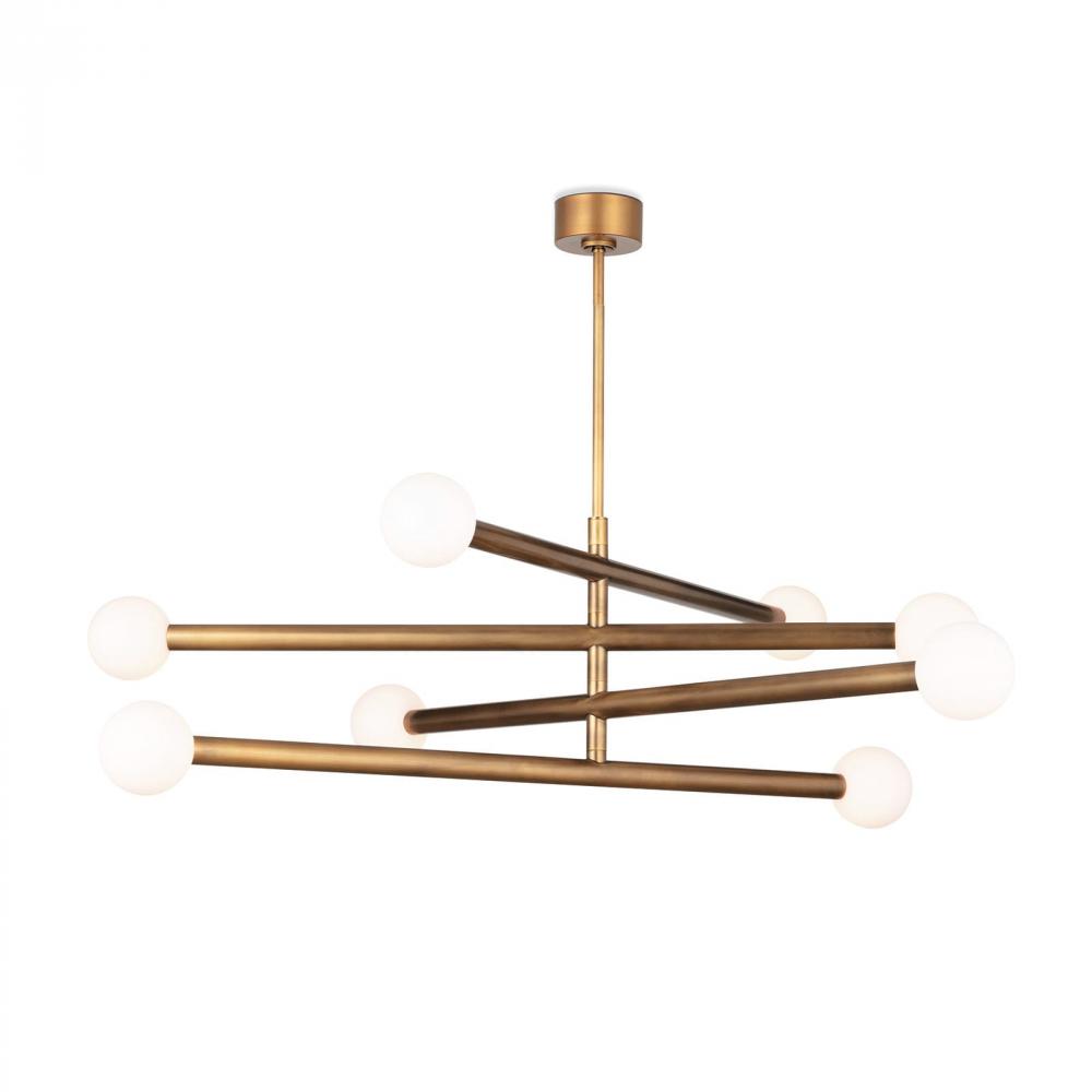 Regina Andrew Beaubien Chandelier (Natural Brass)
