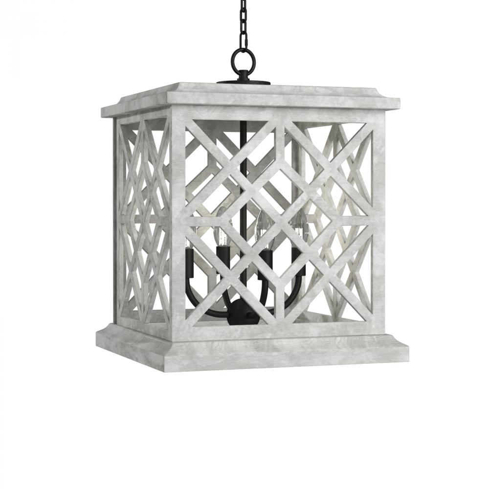 Regina Andrew Chatham Wood Lantern (White)