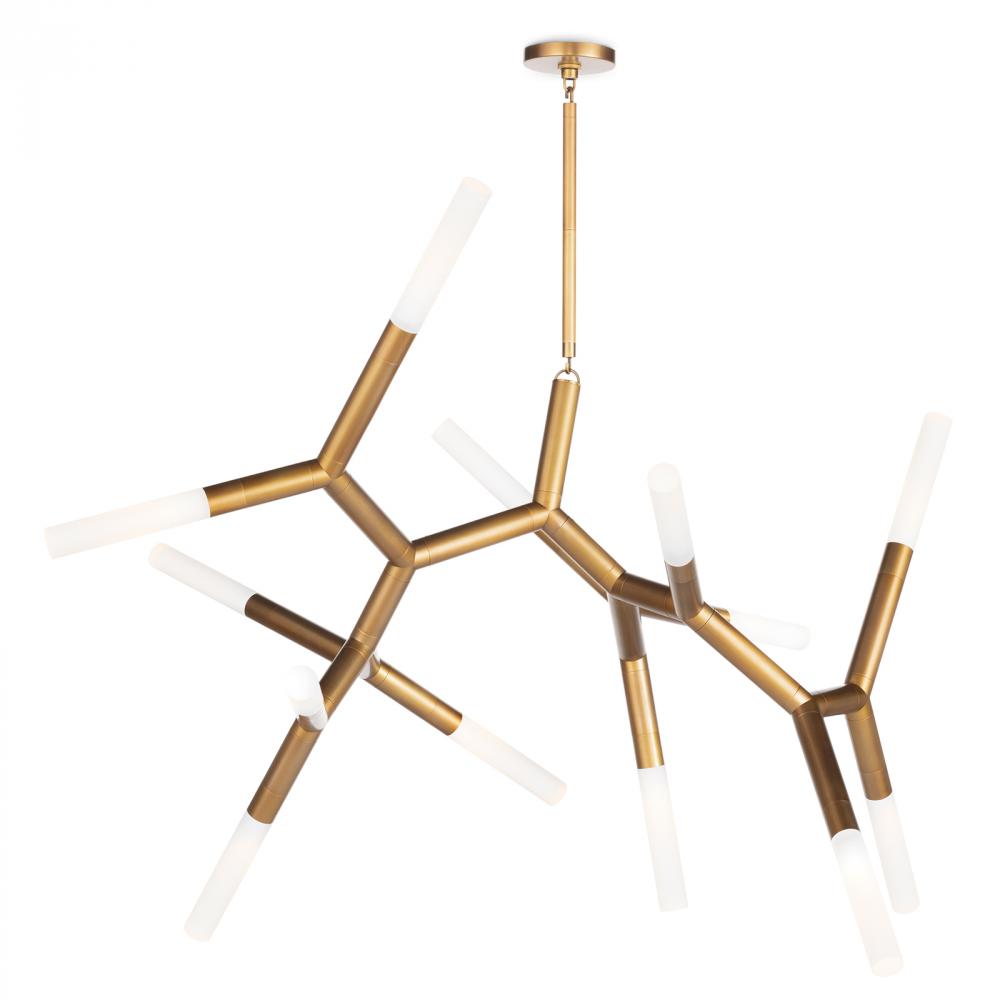 Regina Andrew Traveler Chandelier Large (Natural Brass)