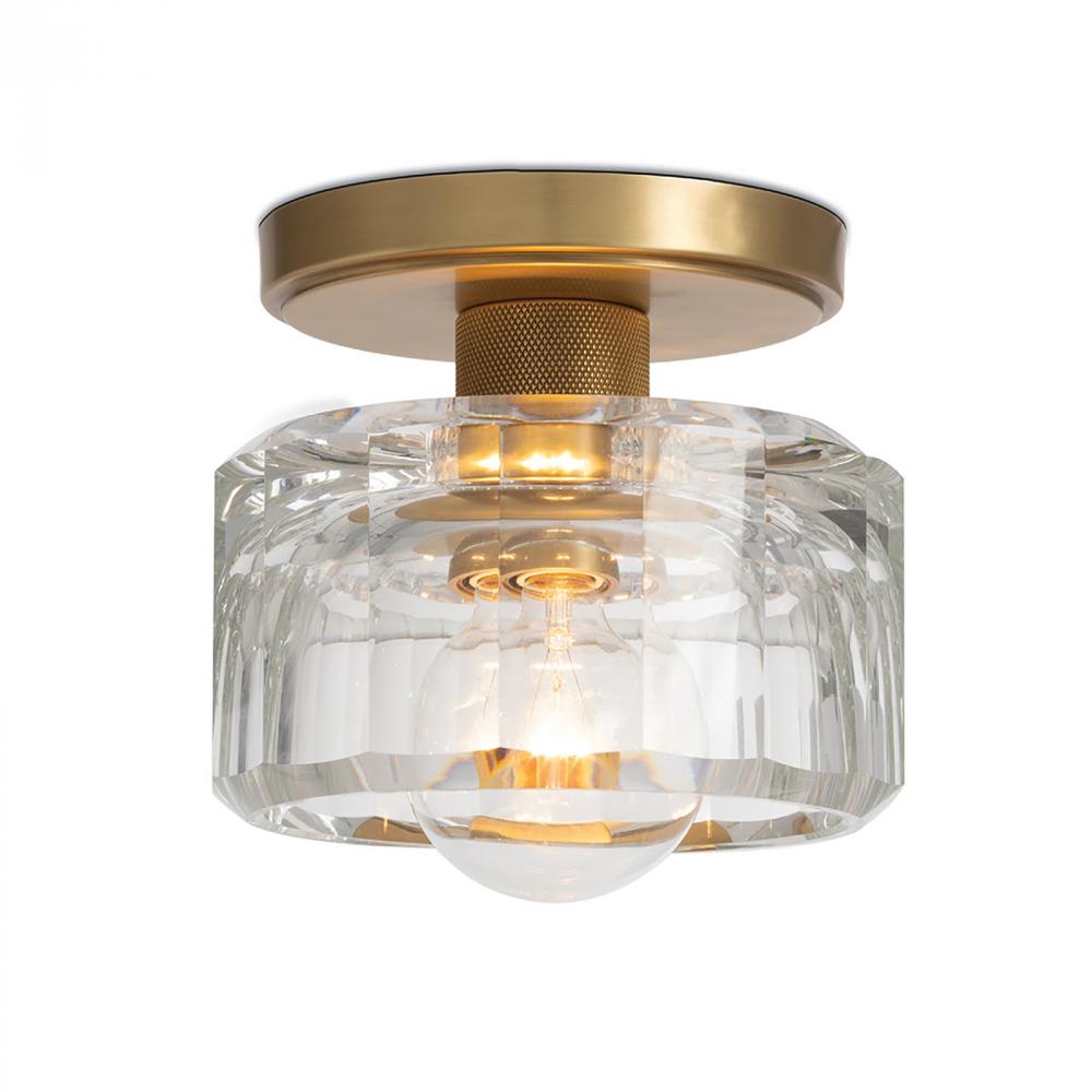 Regina Andrew Bijoux Crystal Flush Mount (Natural Brass)
