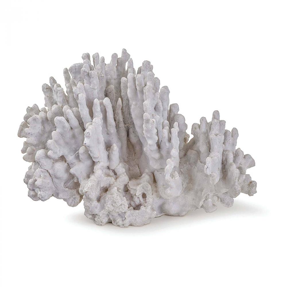 Regina Andrew Coral Art Piece Large (White); Dimensions 16.5W x 10.5H x 10D