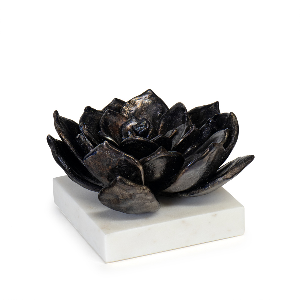 Regina Andrew Succulent Sculpture 1 (Blackened Zinc)