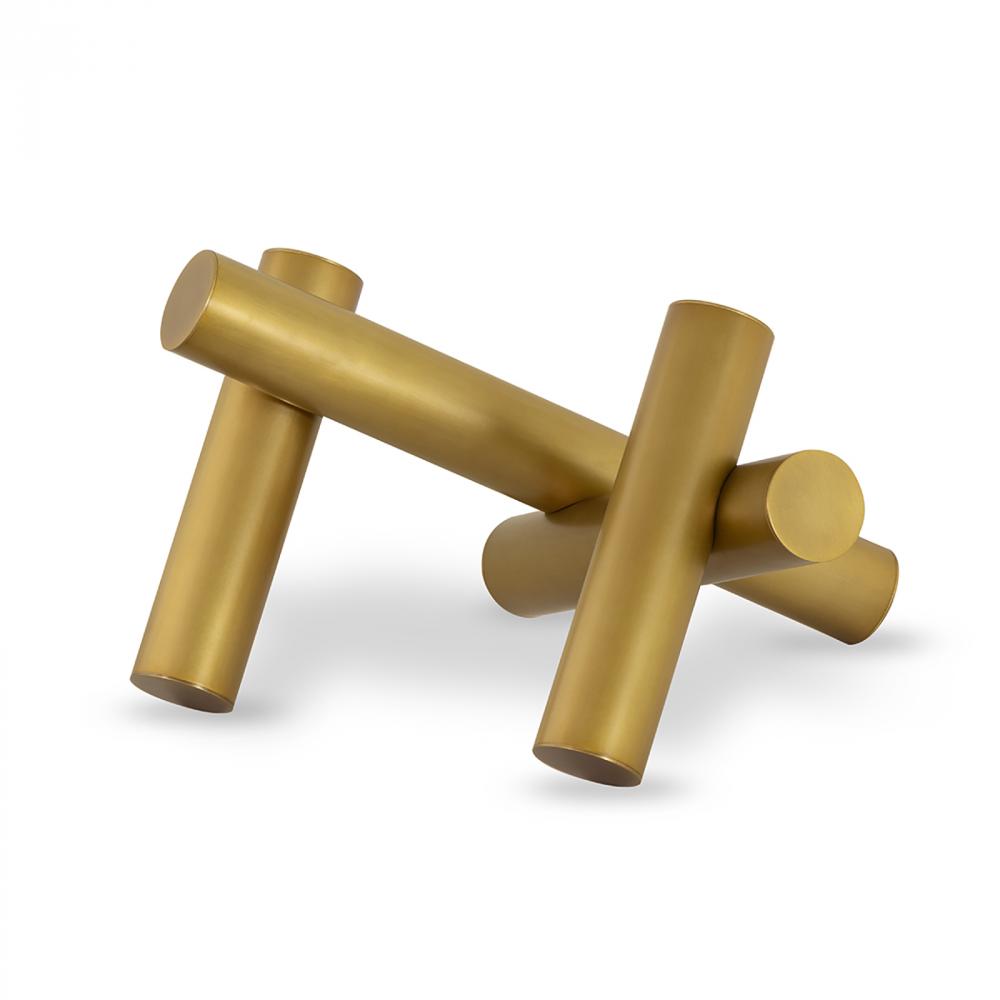 Regina Andrew Dion Sculpture (Natural Brass); Dimensions 18.25W x 10.25H x 12.75D