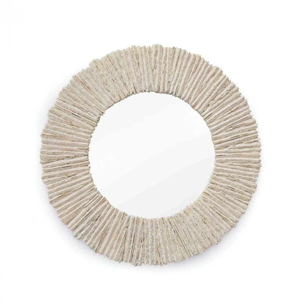 Regina Andrew Slate Mirror Round (Natural); Dimensions 36W x 36H x 1.75D