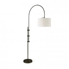 Regina Andrew 14-1004ORB - Regina Andrew Arc Floor Lamp with Fabric Shade (Oil Rubbed Bronze)