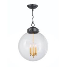 Regina Andrew 16-1004ORBNB - Regina Andrew Globe Pendant (Oil Rubbed Bronze and Natural Brass)