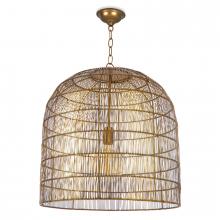 Regina Andrew 16-1294BRS - Regina Andrew Fresco Metal Pendant (Brass)