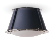 Regina Andrew 16-1379BLUPN - Regina Andrew French Maid Flush Mount (Blue and Polished Nickel)