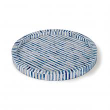 Regina Andrew 20-1181 - Regina Andrew Bone and Indigo Tray Round