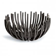 Regina Andrew 20-1205 - Regina Andrew Webbed Bowl Circle (Blackened Iron); Dimensions 17W x 9.5H x 17D