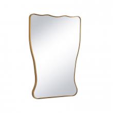 Regina Andrew 21-1173NB - Regina Andrew Piero Metal Mirror (Natural Brass); Dimensions 28W x 39.5H x 1.25D