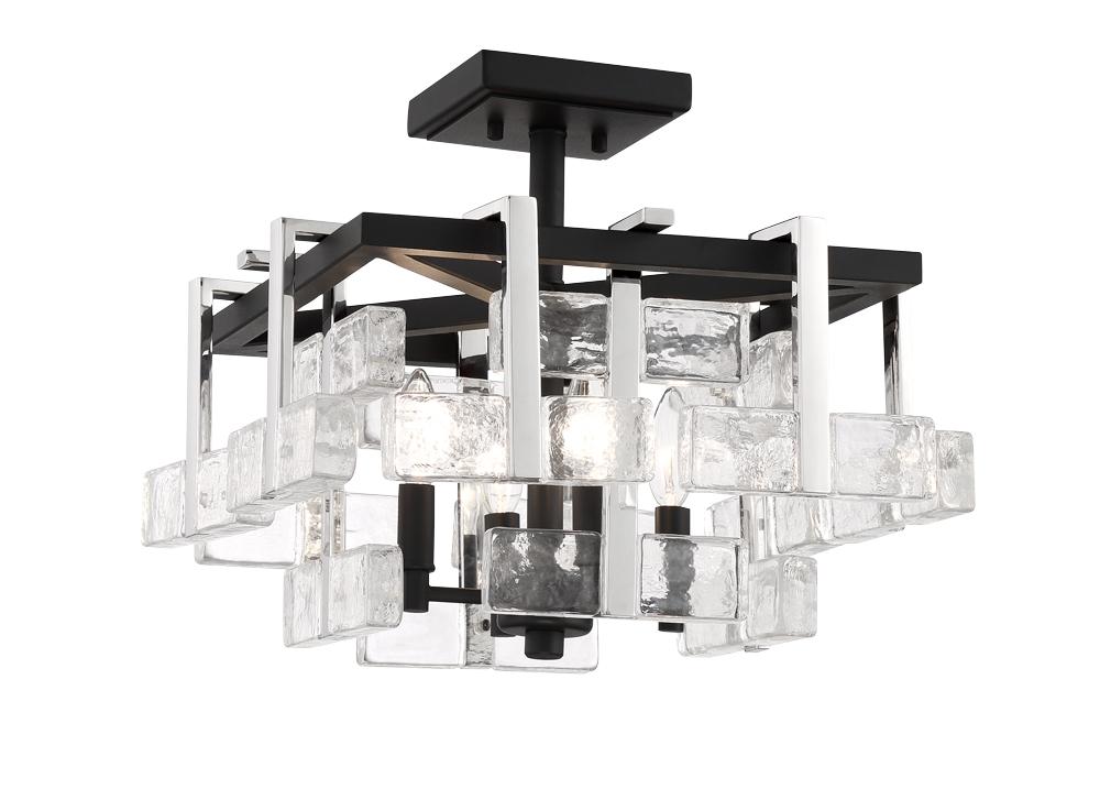 PAINESDALE - 4 LIGHT SEMI FLUSH