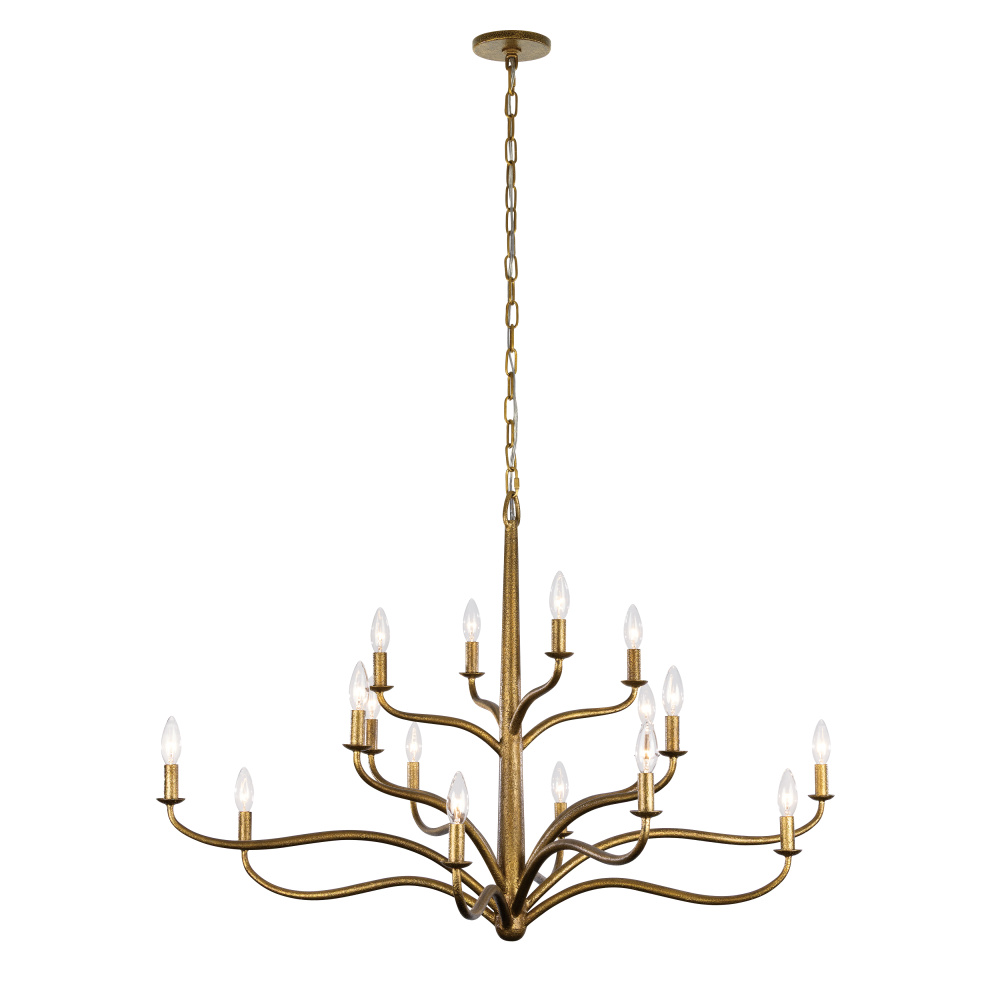 Dorianne 44" 16-Light Chandelier