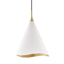 Hudson Valley 9613-GL/WHT - 1 LIGHT SMALL PENDANT