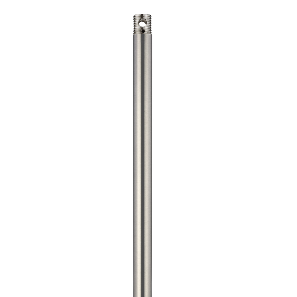 36" Threaded Downrod - Brushed Steel