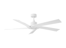 Visual Comfort & Co. Fan Collection 5ASPCR56RZW - Aspen Coastal 56 Ceiling Fan in Matte White with Matte White Blades