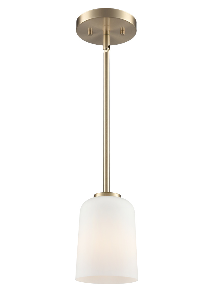 Laphia 5" Wide 1-Light Pendant - Modern Gold