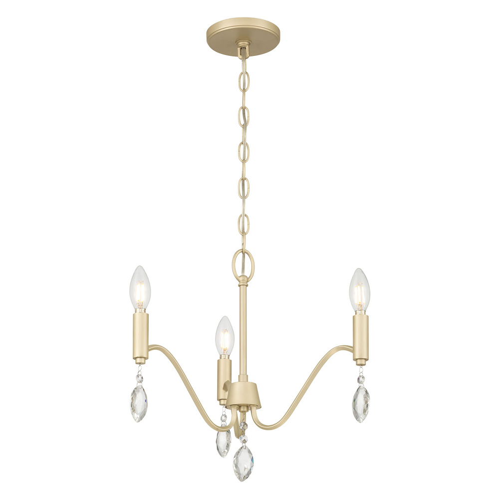 Aureline 17.25" Wide 3-Light Chandelier