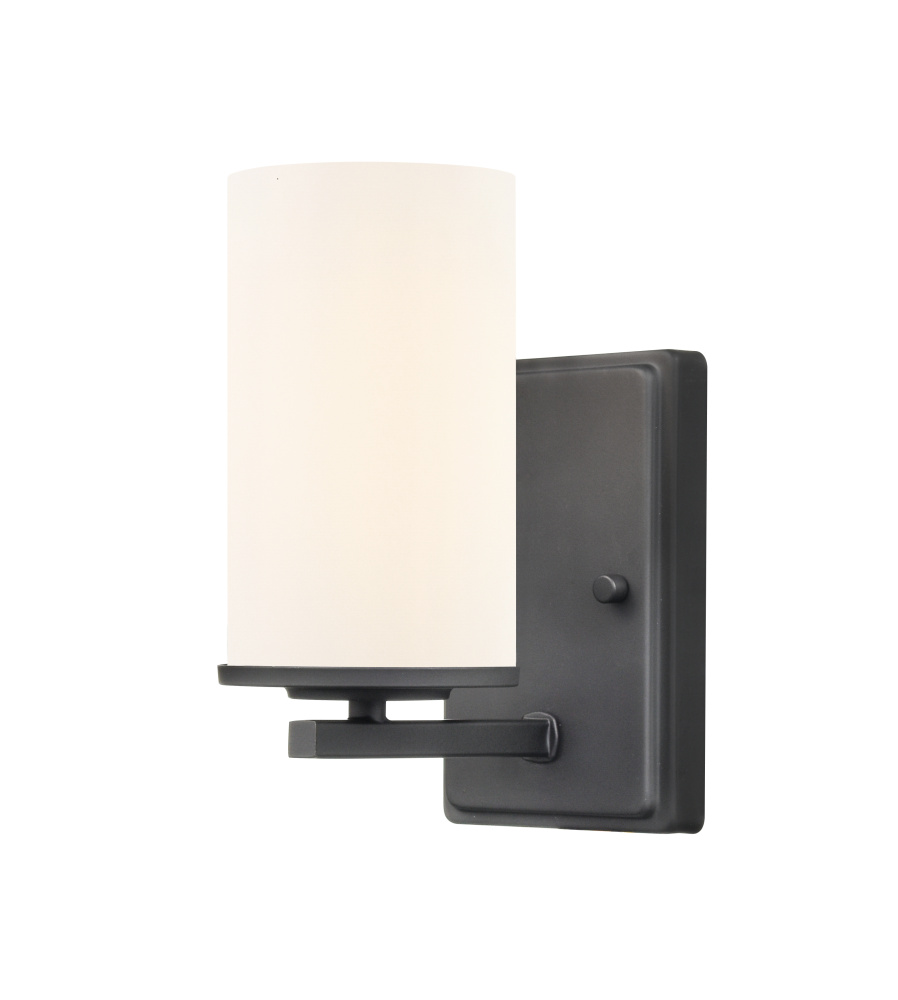 Verlana 8.75" High 1-Light Wall Sconce - Matte Black